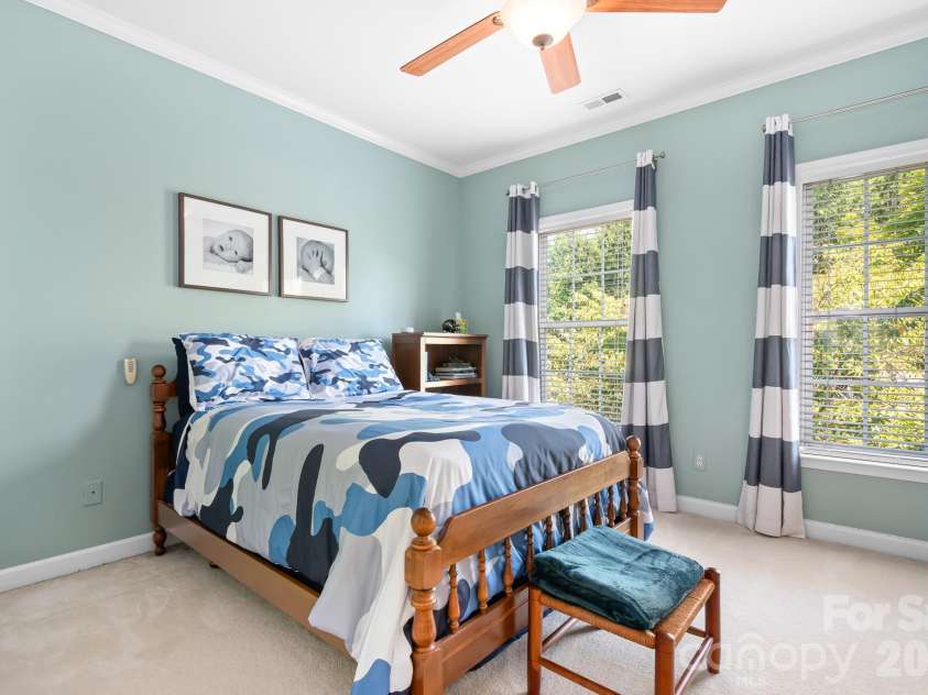 8606 Camberly Road, Huntersville, NC 28078.  MLS# CAR4404900, YatesRealty ID 49341. Secondary bedroom 3