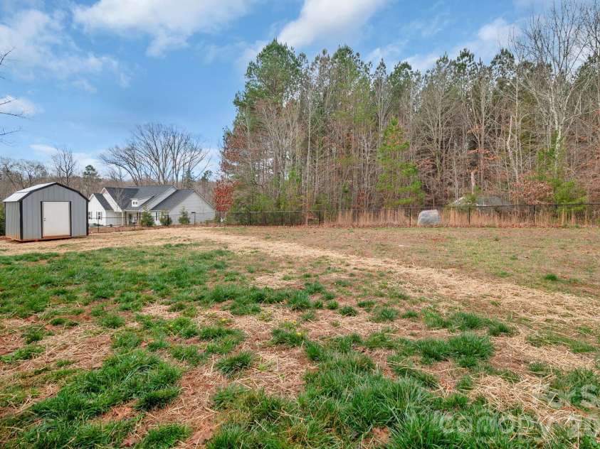 731 Miles Road, Dallas, NC 28034.  MLS# CAR4354946, YatesRealty ID 4938. Backyard