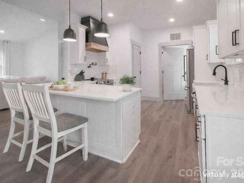 731 Miles Road, Dallas, NC 28034.  MLS# CAR4354946, YatesRealty ID 4938. Kitchen Virtually Staged