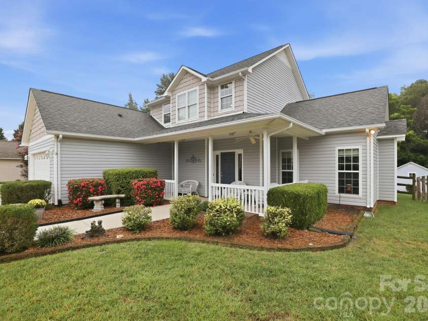 4828 Mossy Cup Lane, Monroe, NC 28110.  MLS# CAR4411913, YatesRealty ID 49386. Front Exterior4828 Mossy Cup Lane, Monroe, NC 28110