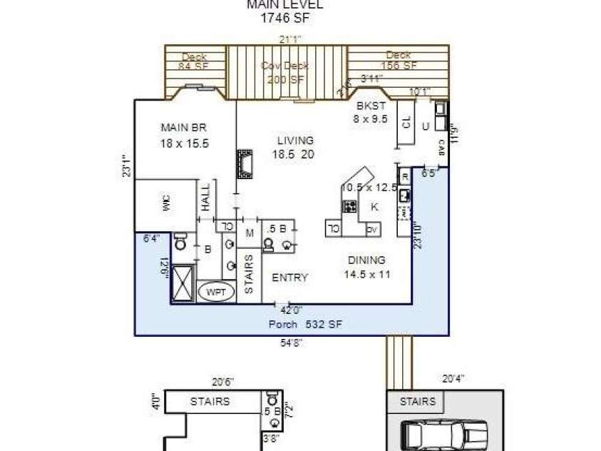 111 Kanunu Court, Brevard, NC 28712.  MLS# CAR4422371, YatesRealty ID 49387. Floor Plan