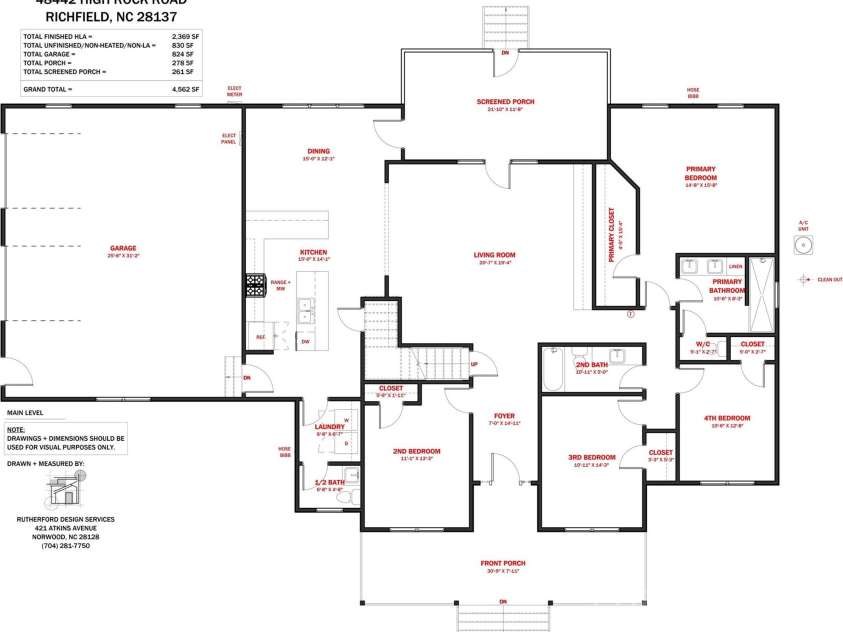 48442 High Rock Road, Richfield, NC 28137.  MLS# CAR4422388, YatesRealty ID 49395. 