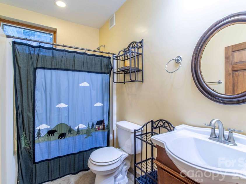 891 Logans Ridge Road, Marshall, NC 28753.  MLS# CAR4411143, YatesRealty ID 49403. Lower level bath #3