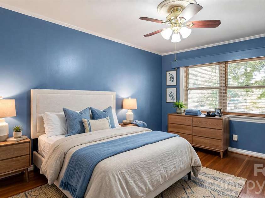 41 Elm Street, Badin, NC 28009.  MLS# CAR4402838, YatesRealty ID 49405. Bedroom 2Virtully Staged