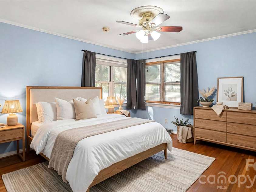 41 Elm Street, Badin, NC 28009.  MLS# CAR4402838, YatesRealty ID 49405. Bedroom 3Virtually Staged