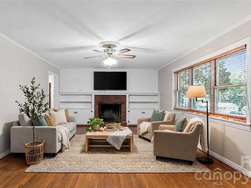 41 Elm Street, Badin, NC 28009.  MLS# CAR4402838, YatesRealty ID 49405. Virtually Staged Living Area