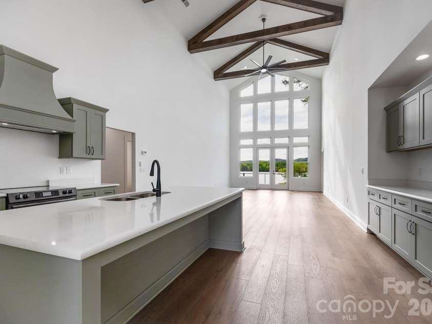 200 Ridge Road, Troy, NC 27371.  MLS# CAR4422497, YatesRealty ID 49417. Kitchen/Dining/Living