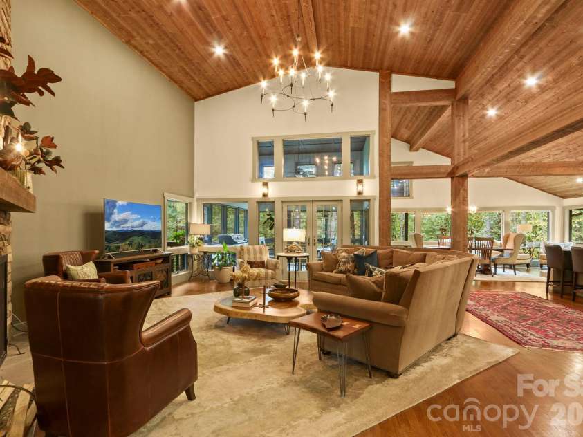 198 Little Harbour None, Vilas, NC 28692.  MLS# CAR4304013, YatesRealty ID 4942. Open great room- extending to kitchen, dining, and outdoors!