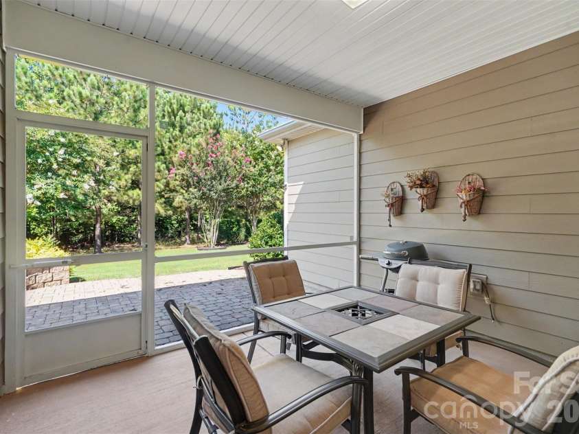 7114 Sunset Crater Place, Lancaster, SC 29720.  MLS# CAR4419131, YatesRealty ID 49425. Screen-In Back Porch