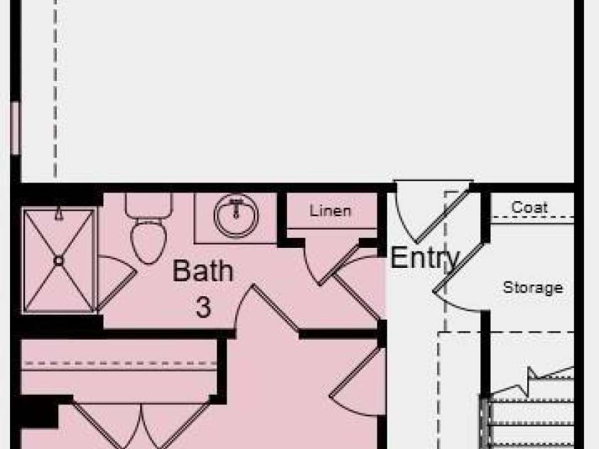 3921 Clemson Alley, Indian Land, SC 29707.  MLS# CAR4422580, YatesRealty ID 49434. Lower Level Floor Plan - Additional Highlights Include: ledge in primary shower and storage at second floor