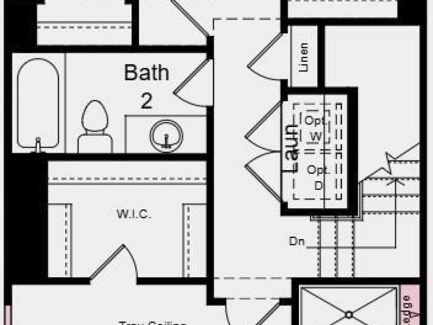 3921 Clemson Alley, Indian Land, SC 29707.  MLS# CAR4422580, YatesRealty ID 49434. Upper Level Floor Plan - Additional Highlights Include: ledge in primary shower and storage at second floor