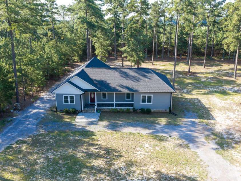 112 Jimmy Street, Candor, NC 27229.  MLS# CAR4422559, YatesRealty ID 49436. Front Overhead