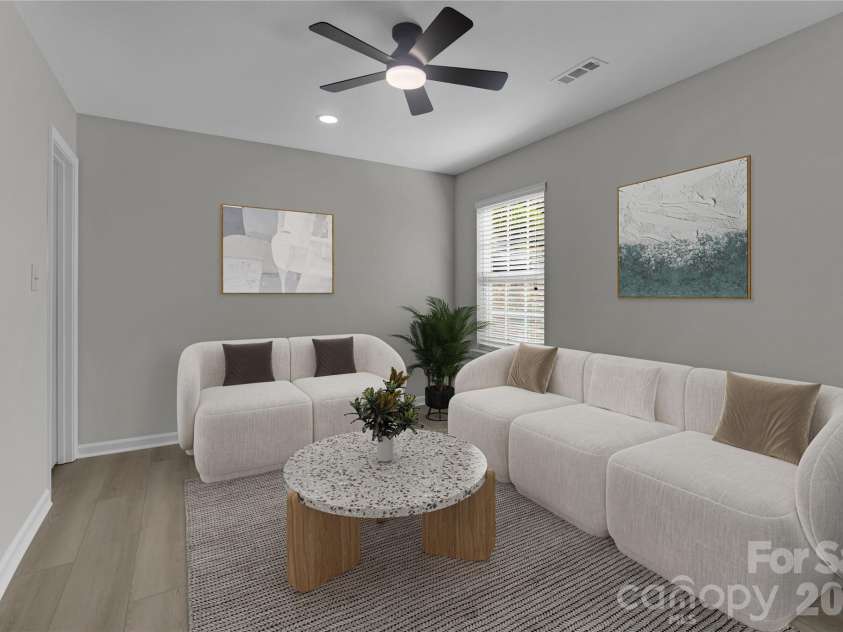3636 Alexander Forest Drive, Charlotte, NC 28269.  MLS# CAR4421592, YatesRealty ID 49441. Virtually Staged