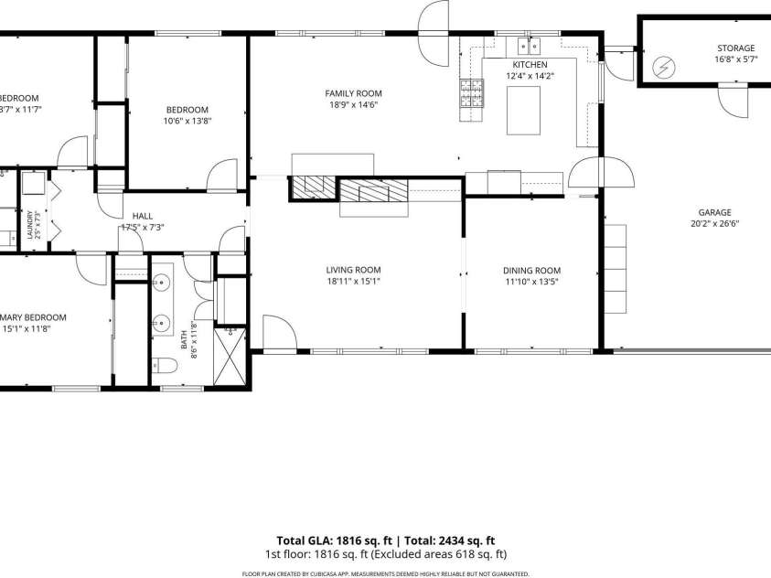 117 Rockwood Lane, Statesville, NC 28677.  MLS# CAR4397169, YatesRealty ID 49461. Floorplan