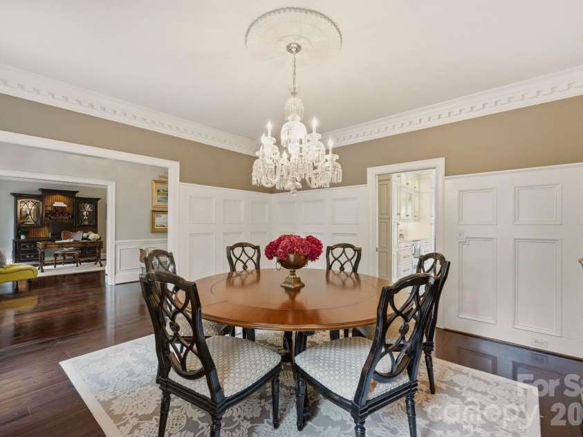 2611 Oakmeade Drive, Charlotte, NC 28270.  MLS# CAR4416855, YatesRealty ID 49493. Dining room