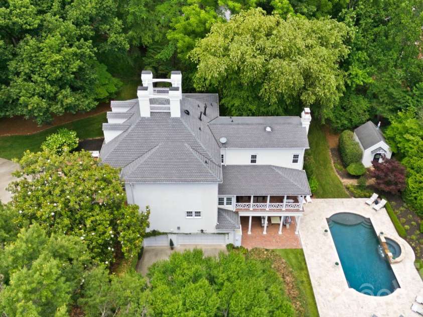2611 Oakmeade Drive, Charlotte, NC 28270.  MLS# CAR4416855, YatesRealty ID 49493. Rear elevation