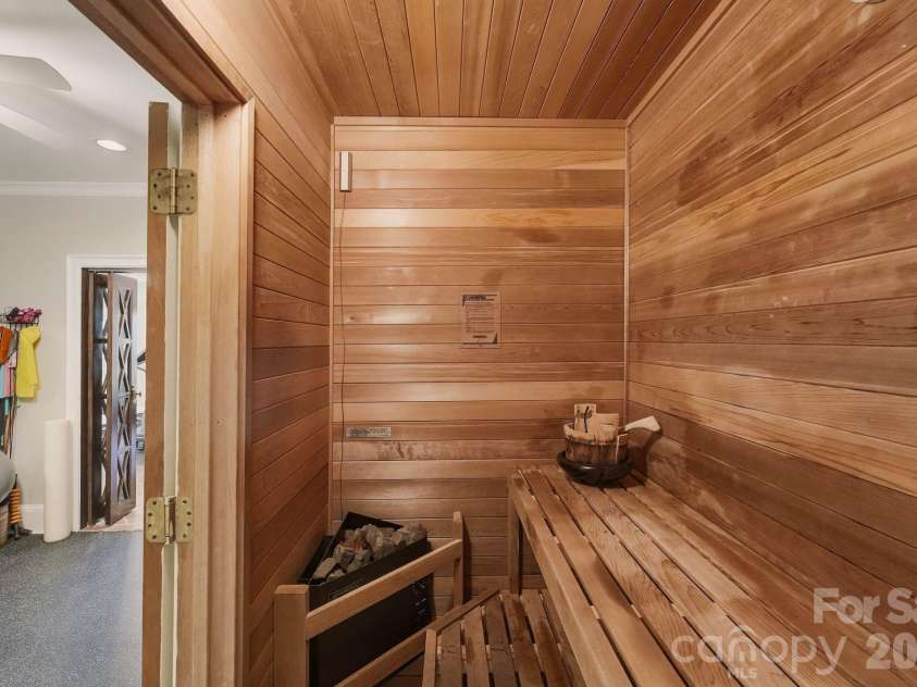 2611 Oakmeade Drive, Charlotte, NC 28270.  MLS# CAR4416855, YatesRealty ID 49493. Sauna