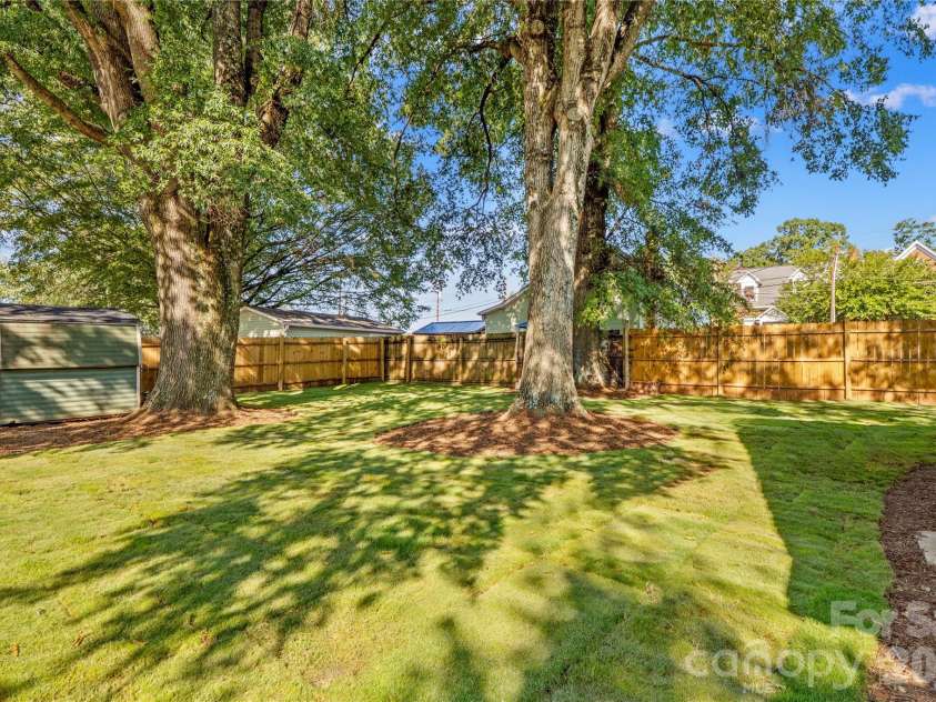 209 Wilson Avenue, Mooresville, NC 28115.  MLS# CAR4422376, YatesRealty ID 49527. Sodded Back Yard