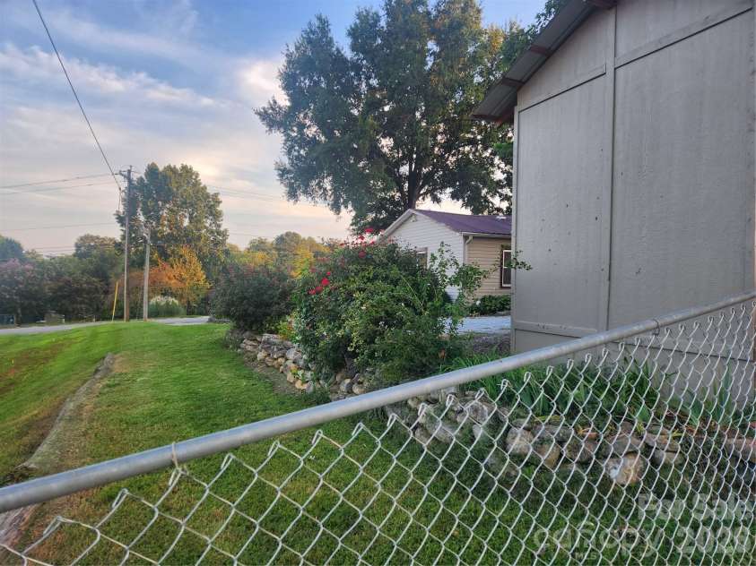 8 summit Avenue, Granite Falls, NC 28630.  MLS# CAR4422269, YatesRealty ID 49545. View from Fenced Back Yard