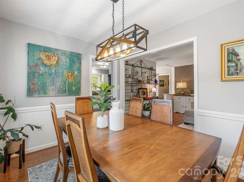11714 Painted Tree Road, Charlotte, NC 28226.  MLS# CAR4421216, YatesRealty ID 49549. Large enough to seat your guests for dinner!