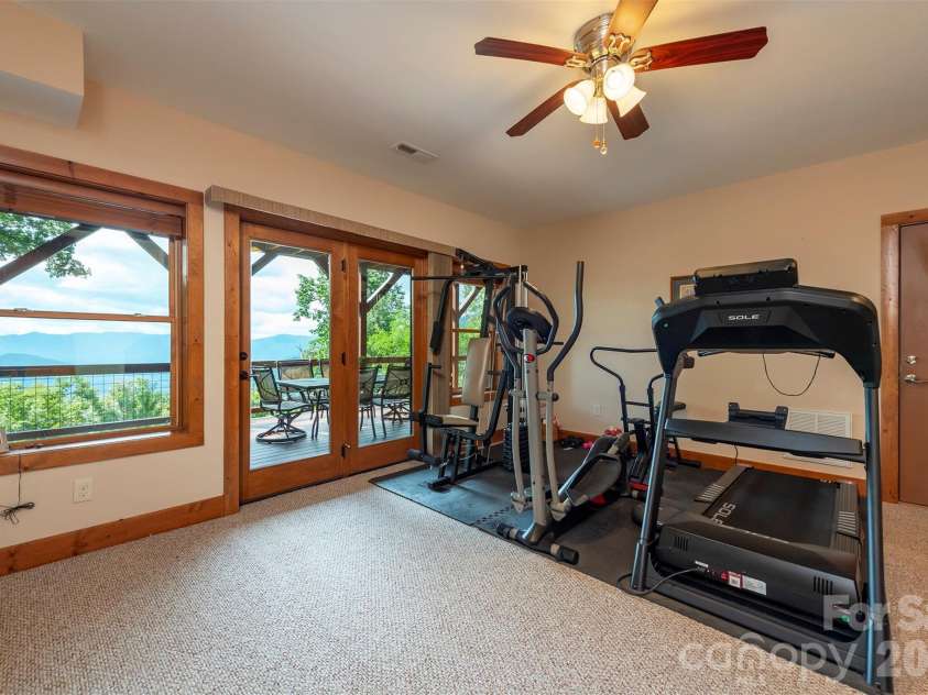 30 Wedgewood Terrace, Black Mountain, NC 28711.  MLS# CAR4421257, YatesRealty ID 49551. Lower Level Bonus Room (also with stunning views!)