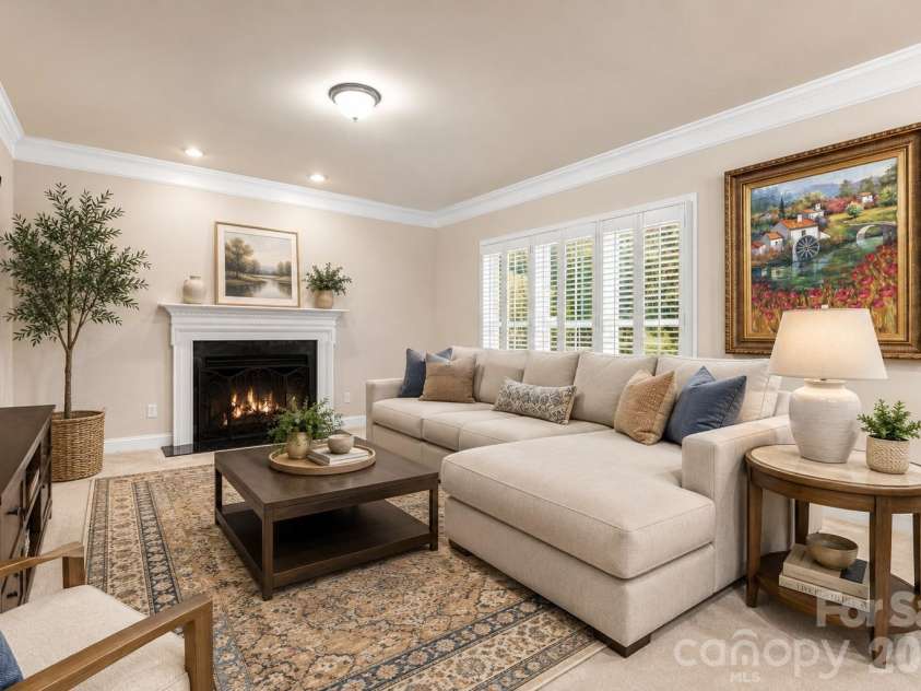 19104 Berkley Commons Drive, Cornelius, NC 28031.  MLS# CAR4419983, YatesRealty ID 49579. Virtually staged