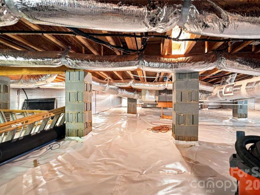 108 Washam Road, Mooresville, NC 28117.  MLS# CAR4420432, YatesRealty ID 49584. Sealed and conditioned crawl space