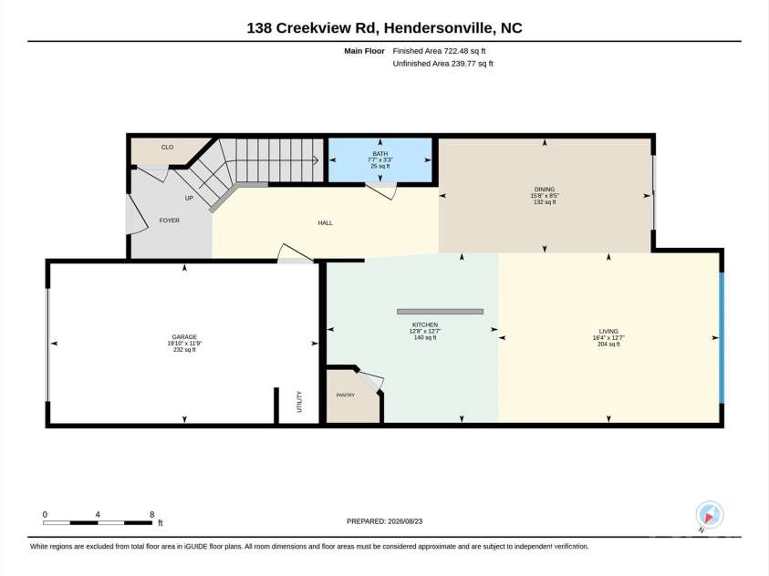 138 Creekview Road, Hendersonville, NC 28792.  MLS# CAR4416209, YatesRealty ID 49602. 