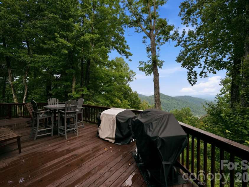 2235 Buck Mountain Road, Purlear, NC 28665.  MLS# CAR4422892, YatesRealty ID 49609. Back Porch