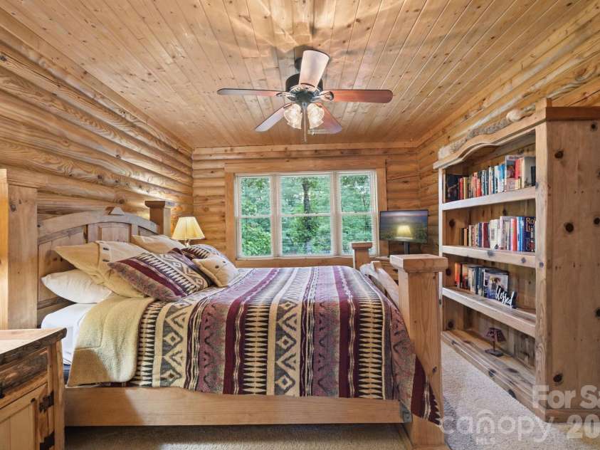 2235 Buck Mountain Road, Purlear, NC 28665.  MLS# CAR4422892, YatesRealty ID 49609. Upper Level Bedroom #2