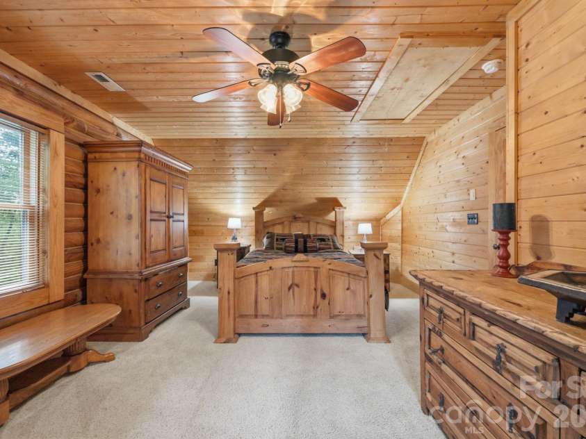 2235 Buck Mountain Road, Purlear, NC 28665.  MLS# CAR4422892, YatesRealty ID 49609. Upper Level Bedroom #3