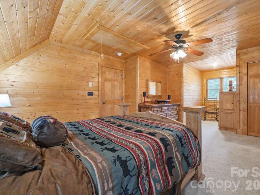 2235 Buck Mountain Road, Purlear, NC 28665.  MLS# CAR4422892, YatesRealty ID 49609. Upper Level Bedroom #3
