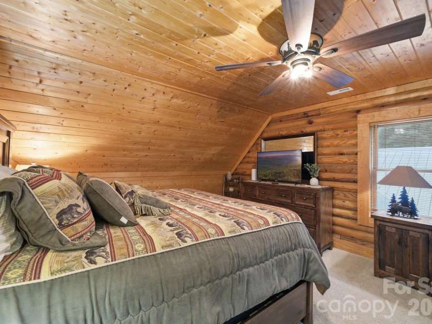 2235 Buck Mountain Road, Purlear, NC 28665.  MLS# CAR4422892, YatesRealty ID 49609. Upper Level Bedroom #4
