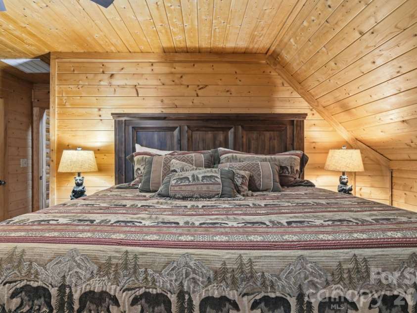 2235 Buck Mountain Road, Purlear, NC 28665.  MLS# CAR4422892, YatesRealty ID 49609. Upper Level Bedroom #4