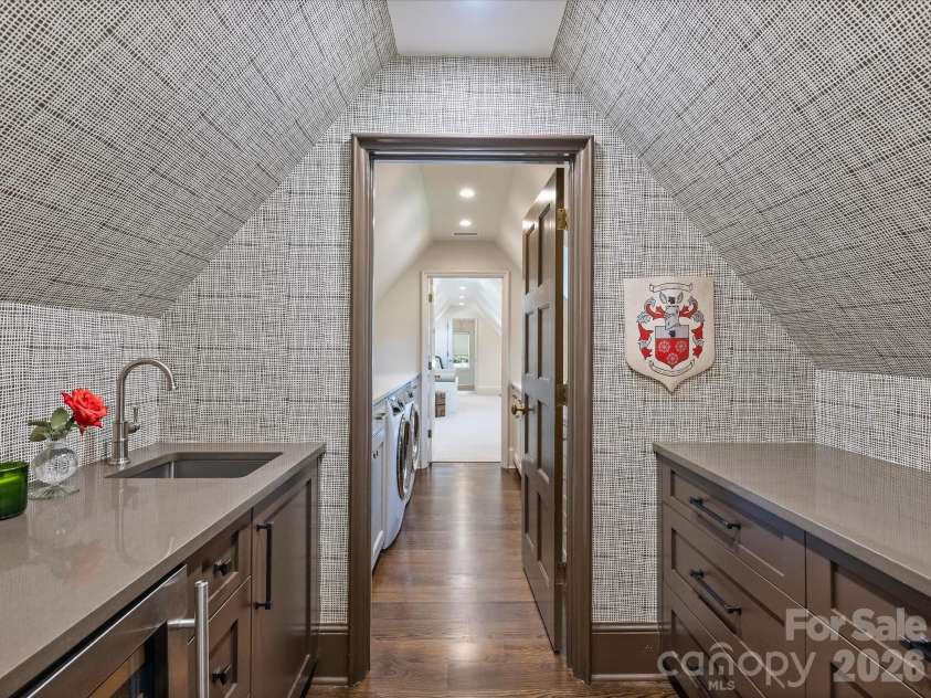2414 Forest Drive, Charlotte, NC 28211.  MLS# CAR4420564, YatesRealty ID 49641. Wet bar for upstairs entertaining.