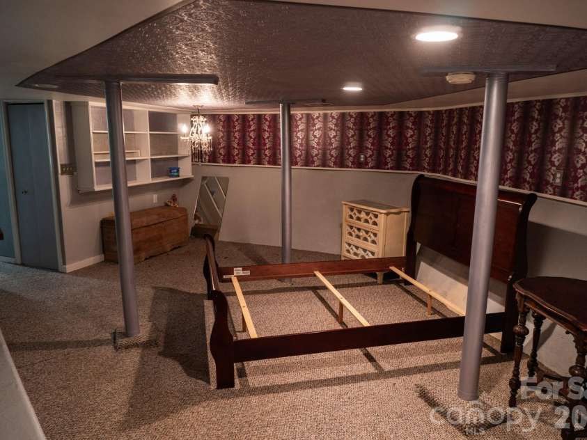 104 Ash Drive, Maggie Valley, NC 28751.  MLS# CAR4402926, YatesRealty ID 49642. Basement