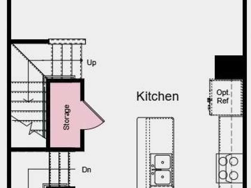 3913 Clemson Alley, Indian Land, SC 29707.  MLS# CAR4393805, YatesRealty ID 49654. Main Level Floor Plan - Additional Highlights Include: shower with a built-in ledge in the primary bath, pendant lights in the kitchen, and storage added to the second floor