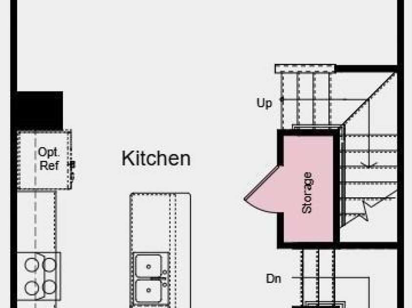 3905 Clemson Alley, Indian Land, SC 29707.  MLS# CAR4393655, YatesRealty ID 49656. Main Level Floor Plan - Additional Highlights Include: wood spindles, undermount kitchen sink, and 30
