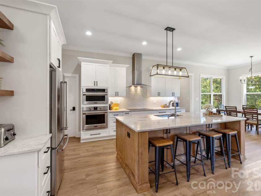 787 Morrison Farm Road, Troutman, NC 28166.  MLS# CAR4416410, YatesRealty ID 49657. Kitchen with Large Island