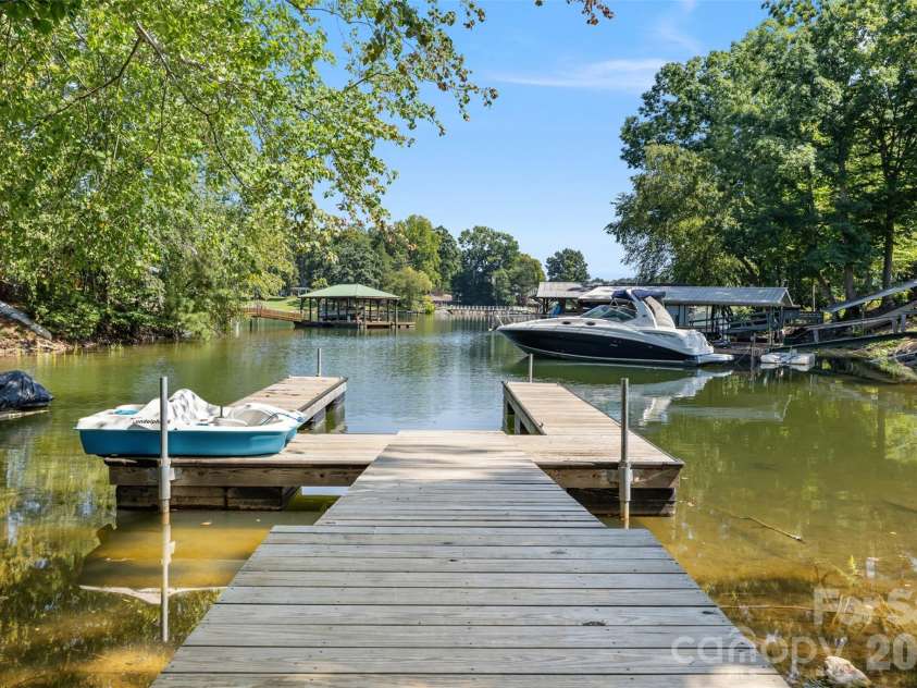 787 Morrison Farm Road, Troutman, NC 28166.  MLS# CAR4416410, YatesRealty ID 49657. Private Dock for your Boat