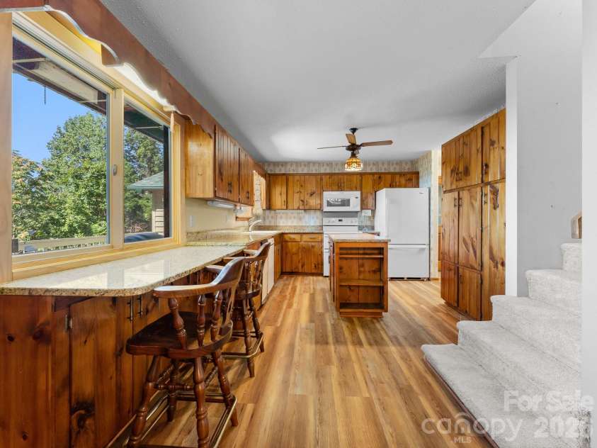977 Morning Ride Drive, Columbus, NC 28722.  MLS# CAR4419017, YatesRealty ID 49673. Breakfast Bar in Kitchen