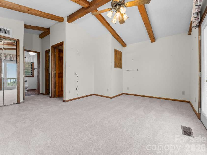 977 Morning Ride Drive, Columbus, NC 28722.  MLS# CAR4419017, YatesRealty ID 49673. Primary Bedroom on Upper Level