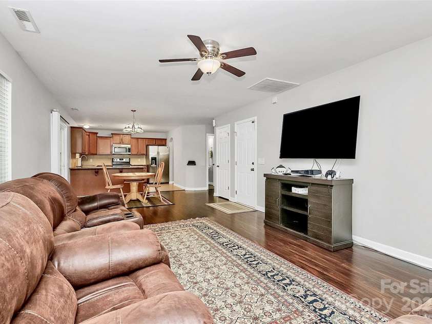 1300 Dunmore Court, Clover, SC 29710.  MLS# CAR4295252, YatesRealty ID 4968. Greatroom view to Kitchen