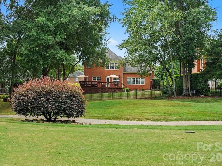 9303 Brentfield Road, Huntersville, NC 28078.  MLS# CAR4417903, YatesRealty ID 49688. House View from 14th Tee