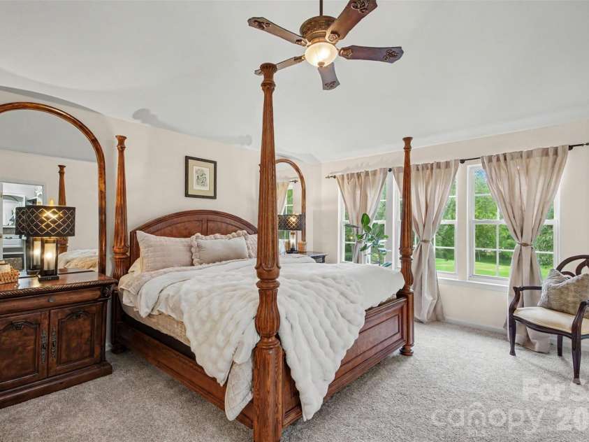 9303 Brentfield Road, Huntersville, NC 28078.  MLS# CAR4417903, YatesRealty ID 49688. Upper level Primary Bedroom