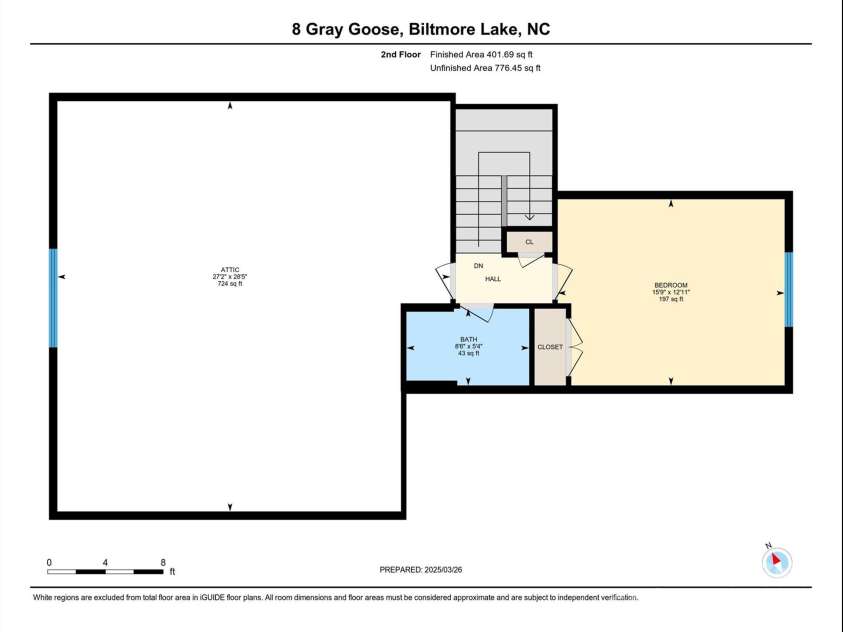 8 Grey Goose Court, Biltmore Lake, NC 28715.  MLS# CAR4242995, YatesRealty ID 4969. Uppeer Level