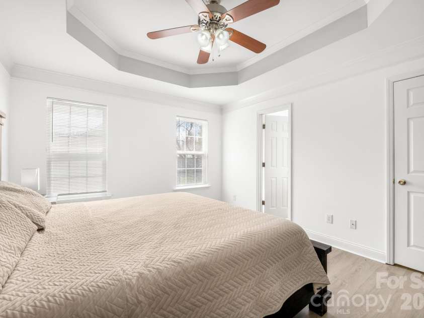 7316 Oxford Bluff Drive, Stanley, NC 28164.  MLS# CAR4353906, YatesRealty ID 4970. Master Bedroom