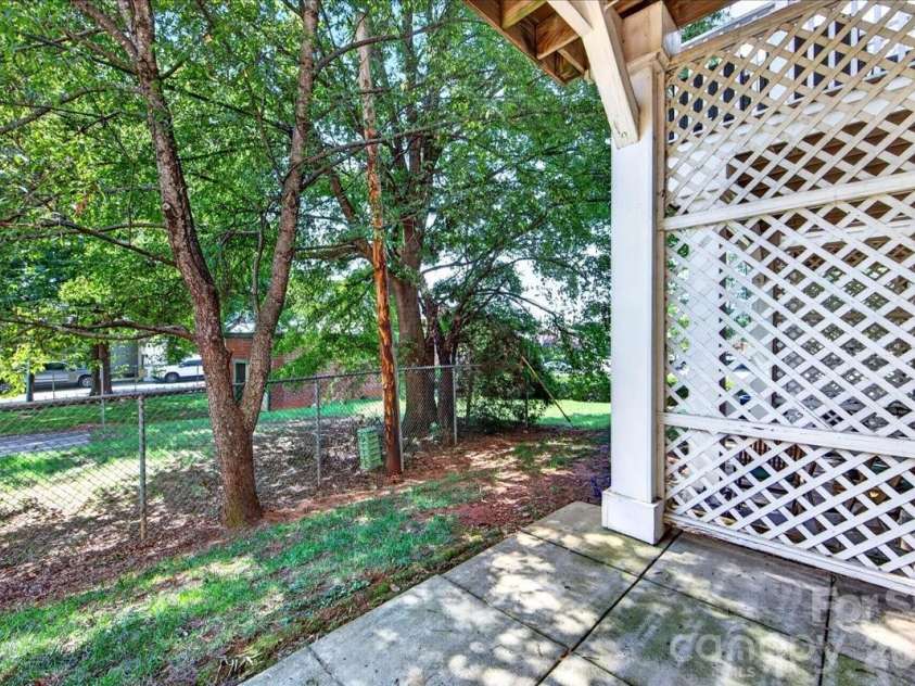783 Grandin Road, Charlotte, NC 28208.  MLS# CAR4408667, YatesRealty ID 49700. View from back patio