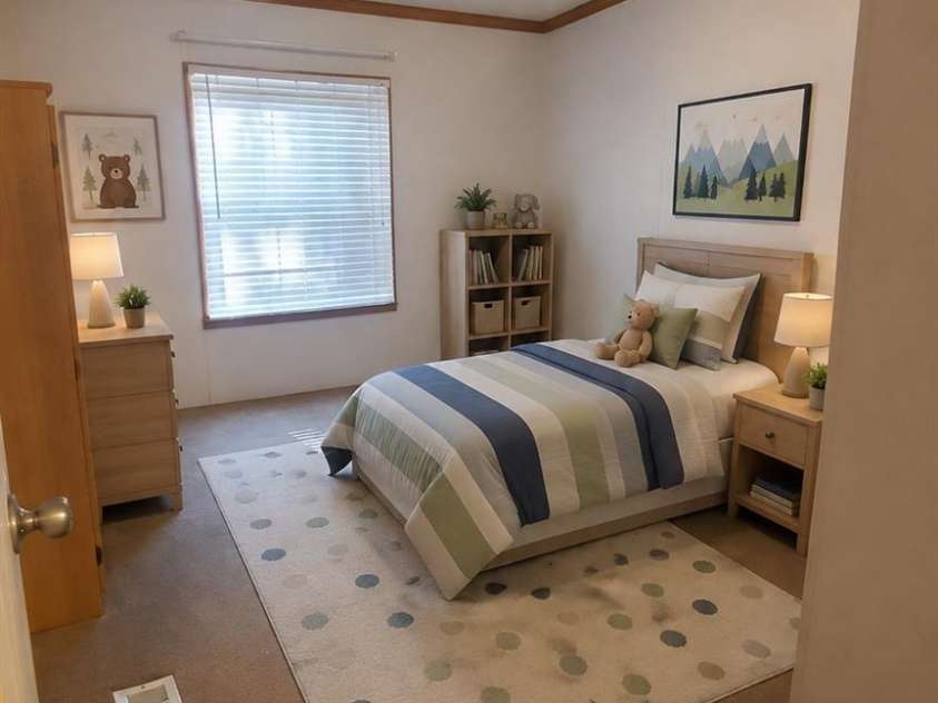 6162 Sherwood Lane, Denver, NC 28037.  MLS# CAR4422010, YatesRealty ID 49704. Nice sized bedroom # 3