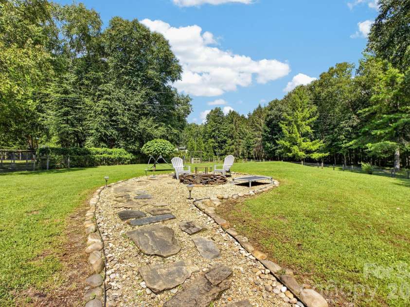 73 Hudson Hollow, Horse Shoe, NC 28742.  MLS# CAR4418438, YatesRealty ID 49706. Back Yard